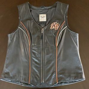 Women’s leather vest
